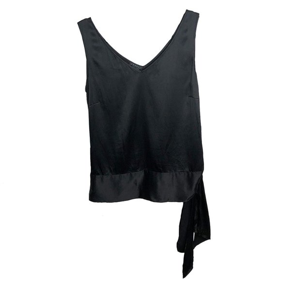 theory black sleeveless blouse - Picture 7 of 7